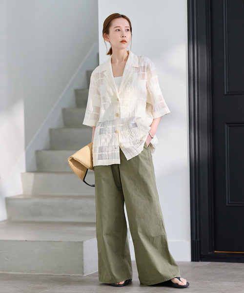 JOURNAL STANDARD チェックシアーシャツお値下げしました セール】チェックシアーシャツ（シャツ/ブラウス）｜JOURNAL