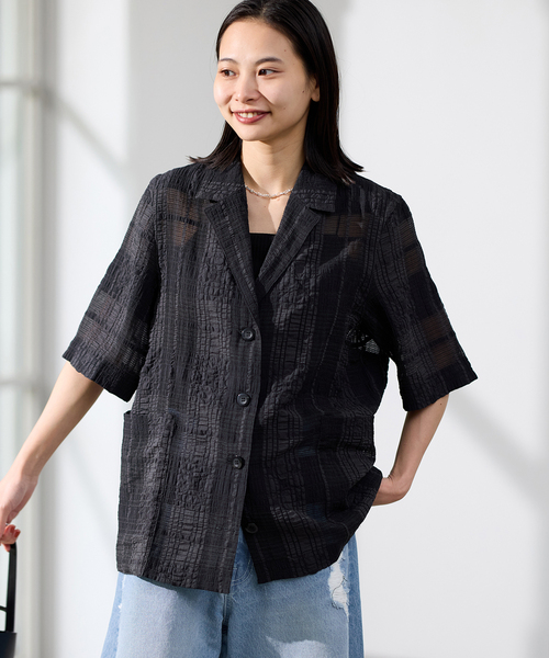 JOURNAL STANDARD チェックシアーシャツお値下げしました セール】チェックシアーシャツ(シャツ/ブラウス)|JOURNAL