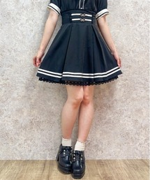 axes femme POETIQUE | ウエストデザインミニスカート(スカート)