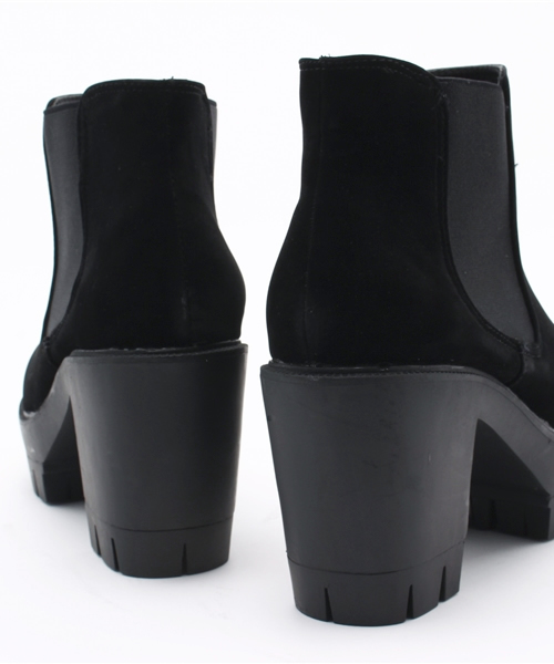 WEGO（ウィゴー）の「WEGO/タンクヒールサイドゴアブーツ（ブーツ・レディース・ブラック/ブラック系その他・MEDIUM/LARGE）」の11枚目の写真