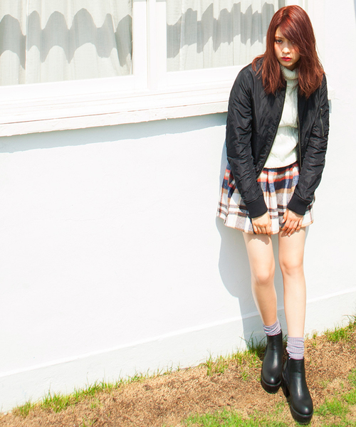 WEGO（ウィゴー）の「WEGO/タンクヒールサイドゴアブーツ（ブーツ・レディース・ブラック/ブラック系その他・MEDIUM/LARGE）」の13枚目の写真