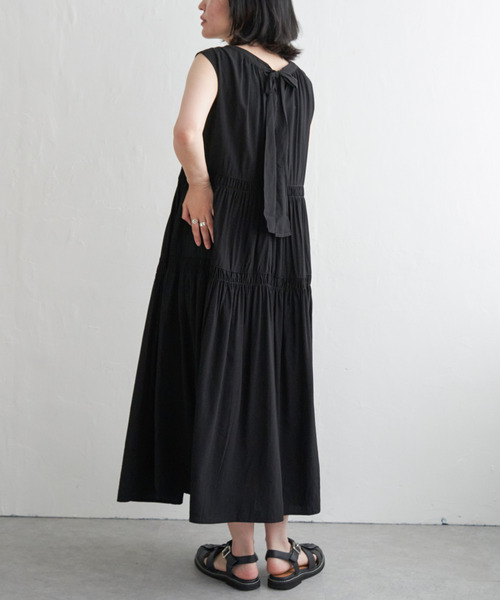 CHICWISH★バックリボンシャーリングワンピース☆ バックリボンシャーリングワンピース / earth music&ecology