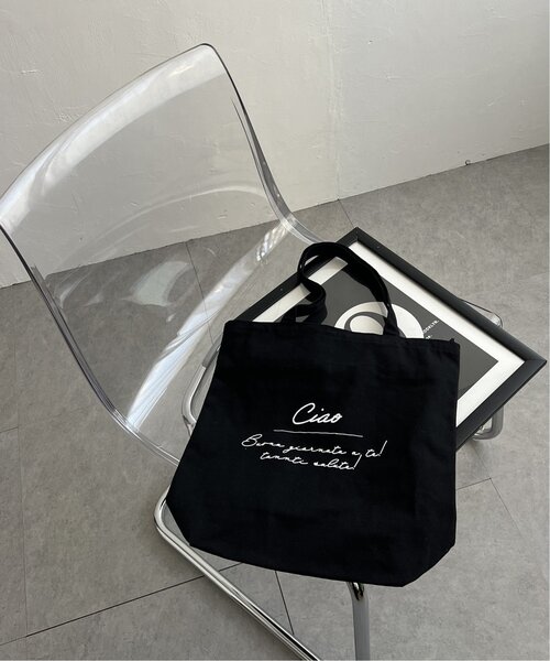 LBC（エルビーシー）の「3ポケットプリントトートバッグ（トートバッグ・レディース・ピンク/グリーン/イエロー/ブラック・FREE）」の8枚目の写真