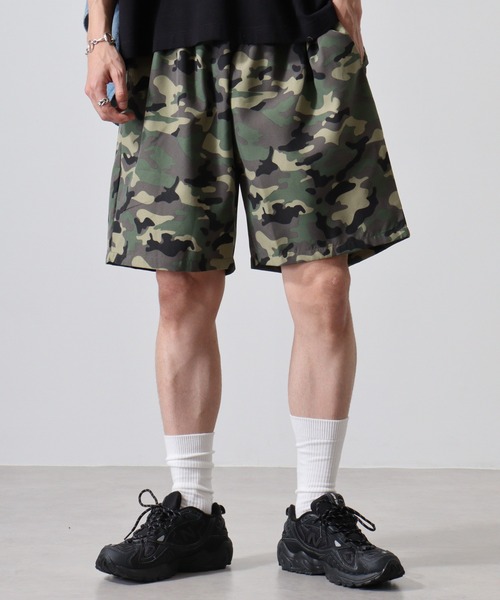FUNALIVE（ファンアライブ）の「水陸両用 無地 ハーフパンツ（チノパンツ・メンズ・ブラック/カーキ/グリーン系カモフラージュ/ターコイズブルー/ネイビー・M/L/LL）」の5枚目の写真