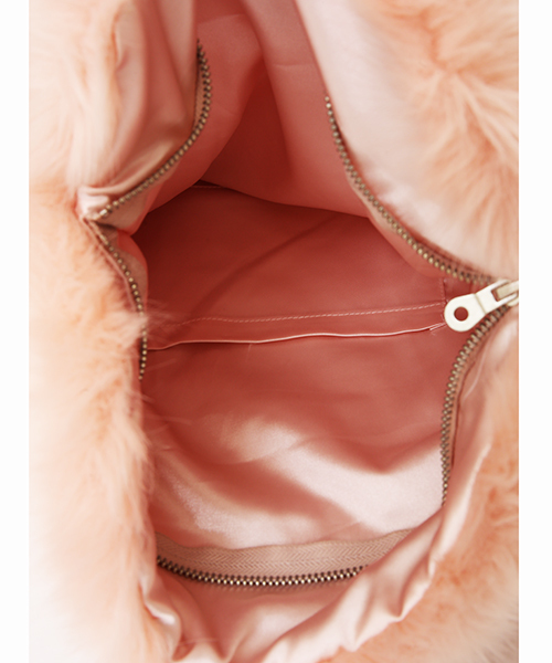 Fallin'（フォーリン）の「Fur clutchbag（クラッチバッグ・レディース・アイボリー/ピンク/ブラック・FREE）」の4枚目の写真