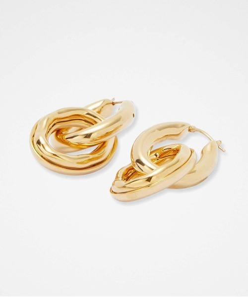 専用/ジルサンダー、ゴールドの個性的なデザイン ピアス(両耳用) JIL SANDER（ジルサンダー）の「BC6 EARRINGS 1（ピアス（両耳用