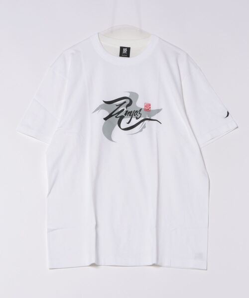 B.I.D.(ビーアイディー)の「《KINJAZ》Graphic T(Tシャツ/カットソー・メンズ・ブラック/ホワイト・MEDIUM/LARGE)」の2枚目の写真