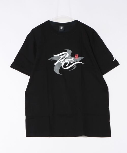 B.I.D.(ビーアイディー)の「《KINJAZ》Graphic T(Tシャツ/カットソー・メンズ・ブラック/ホワイト・MEDIUM/LARGE)」の1枚目の写真
