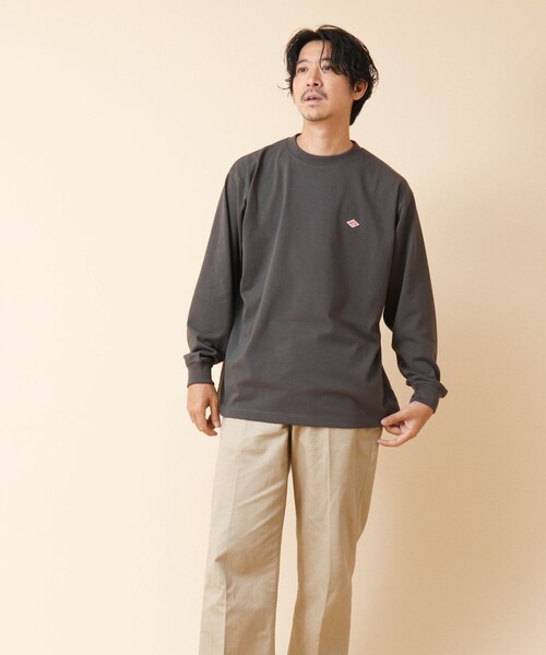 DANTON（ダントン）の「【DANTON/ダントン】TCB LONG SLEEVE T 長袖Tシャツ 24AW（Tシャツ/カットソー・メンズ・ホワイト/チャコールグレー/グレイッシュベージュ/アイボリー・S/XL/L/M）」の21枚目の写真