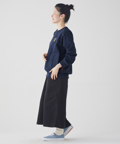 KRIFF MAYER Lady's Collection(クリフメイヤーレディースコレクション)の「裏起毛クルー(ラビット)(スウェット・レディース・チャコール/オレンジ/ネイビー/カラフル/ナチュラル/グレー・MEDIUM/LARGE)」の9枚目の写真