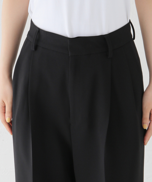 Deuxieme Classe(ドゥーズィエムクラス)の「*トリアセジョーゼット タックパンツ(その他パンツ・レディース・ブラック・34/36/38)」の13枚目の写真