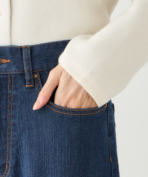 Petit Honfleur（プチオンフルール）の「バギーデニムパンツ（デニムパンツ・レディース・ブルー/ネイビー・61/64/67）」の13枚目の写真