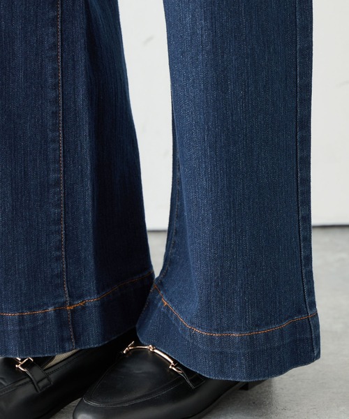 Petit Honfleur（プチオンフルール）の「バギーデニムパンツ（デニムパンツ・レディース・ブルー/ネイビー・61/64/67）」の16枚目の写真