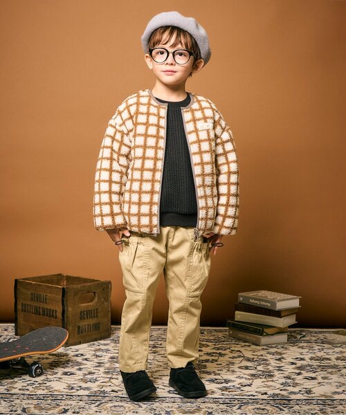 apres les cours(アプレレクール)の「フェルトベレー(ハンチング/ベレー帽・キッズ・ブラック/アイボリー/グレー・50/54/58)」の7枚目の写真