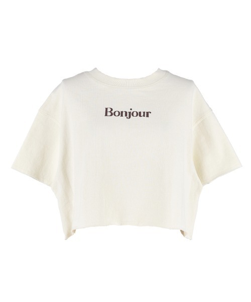 coca(coca)(コカ)の「【WEB限定セール】クロップド丈ロゴスウェット(Tシャツ/カットソー・レディース・ライトグレー/アイボリー・L/M)」の17枚目の写真