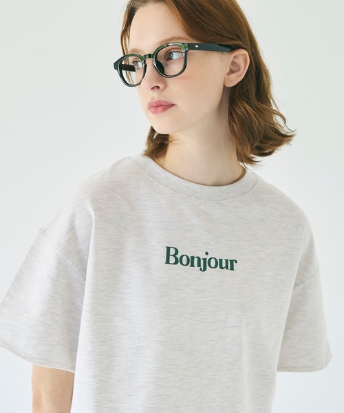 coca(coca)(コカ)の「【WEB限定セール】クロップド丈ロゴスウェット(Tシャツ/カットソー・レディース・ライトグレー/アイボリー・L/M)」の10枚目の写真