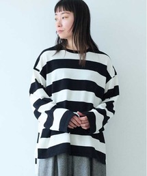yuni | POTTER ニットボーダーラージプルオーバー(ニット/セーター)