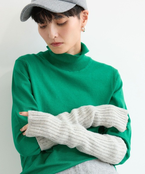BARNYARDSTORM（バンヤードストーム）の「BARNYARDSTORM / カシミア混アームウォーマー（アームカバー・レディース・チャコール/グレー・FREE）」の12枚目の写真
