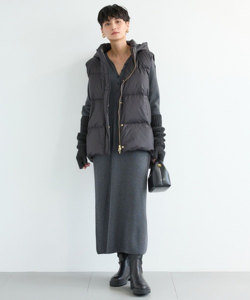 BARNYARDSTORM（バンヤードストーム）の「BARNYARDSTORM / カシミア混アームウォーマー（アームカバー・レディース・チャコール/グレー・FREE）」の6枚目の写真