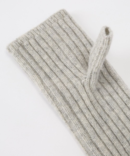 BARNYARDSTORM（バンヤードストーム）の「BARNYARDSTORM / カシミア混アームウォーマー（アームカバー・レディース・チャコール/グレー・FREE）」の16枚目の写真
