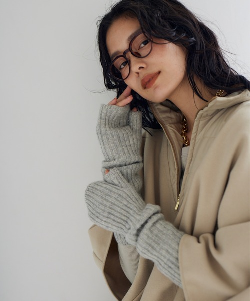 BARNYARDSTORM（バンヤードストーム）の「BARNYARDSTORM / カシミア混アームウォーマー（アームカバー・レディース・チャコール/グレー・FREE）」の20枚目の写真