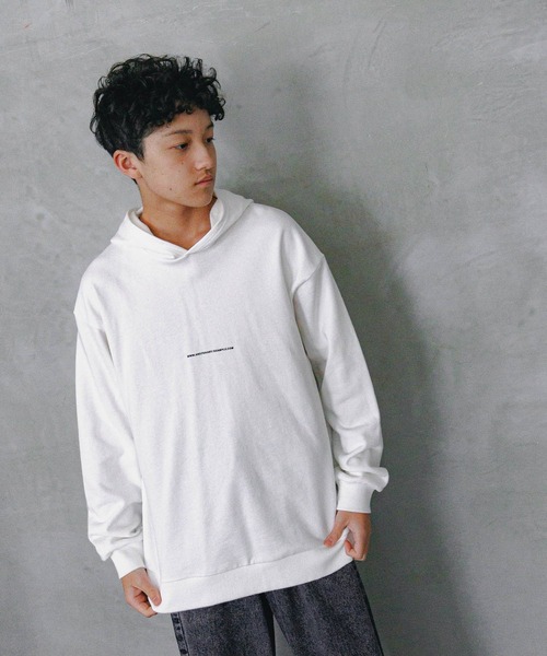 GLOBAL WORK（グローバルワーク）の「USAグラフィックパーカー/AND YUA ANY/115734（パーカー・キッズ・ホワイト系5/ブラック系9/グレイッシュベージュ/グレー系8/ブラック系/グレー・150cm/160cm/170cm）」の17枚目の写真