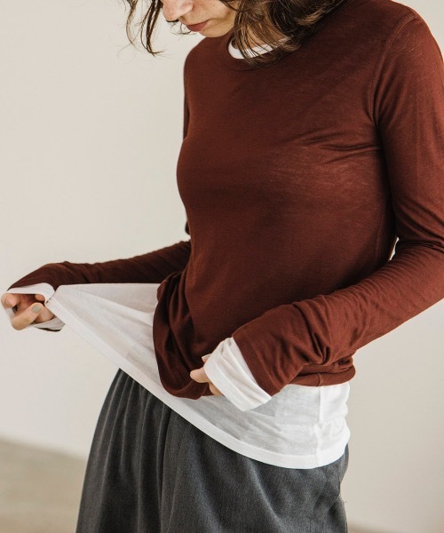 シアーロングTEE（Tシャツ/カットソー）｜TENTO（テント）