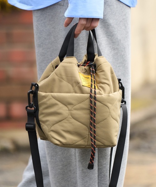 パデッドポケッタフルミニショルダーバッグ（ショルダーバッグ）｜KiU