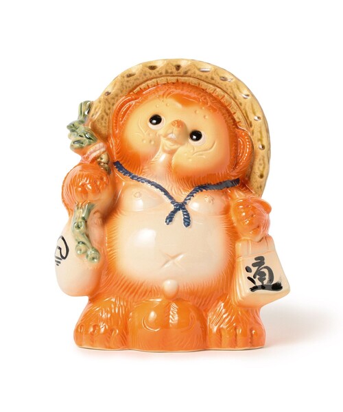 【別注】信楽焼 たぬき 橙 大（インテリア雑貨）｜BEAMS JAPAN（ビームス ジャパン） 7,700円