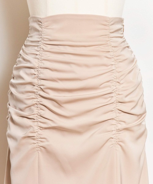 NOELA（ノエラ）の「パッカリングサテンナロースカート（スカート・レディース・ブラック/ライトグリーン/ベージュ・S/M）」の20枚目の写真