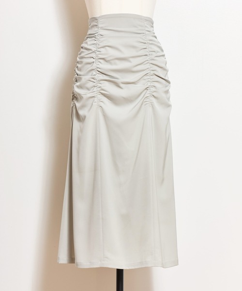 NOELA（ノエラ）の「パッカリングサテンナロースカート（スカート・レディース・ブラック/ライトグリーン/ベージュ・S/M）」の22枚目の写真