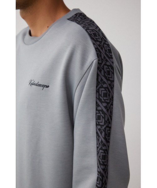 AZUL by moussy(アズールバイマウジー)の「ジャガードライントップス(Tシャツ/カットソー・メンズ・グレー/ブラック/ダークパープル・FREE)」の22枚目の写真