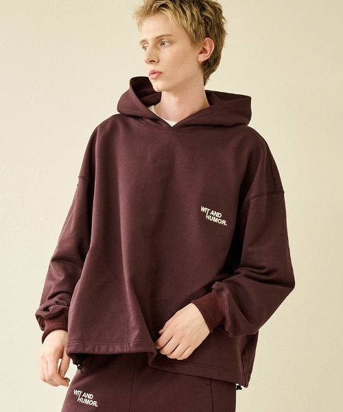 Kelen（ケレン）の「mpa3621-BELLE コンセプトエンブロイドフーディー（パーカー・メンズ・ブルーグレー/ワイン/ブラック・38/40/42）」の12枚目の写真