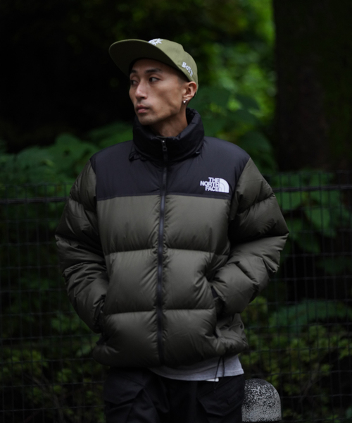 THE NORTH FACE(ザノースフェイス)の「《WEB限定》【THE NORTH FACE / ザ ノースフェイス】Nuptse Jacket(ダウンジャケット/コート・メンズ・カーキ/ブラック・LARGE/MEDIUM/X-LARGE)」の4枚目の写真