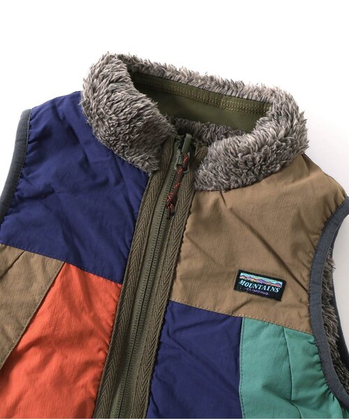 セール】【WEB限定】リバーシブルボアベスト（ダウンベスト）｜BREEZE