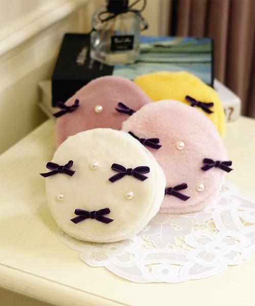 CERCA（チェルカ）の「lulunoix/リボンパールファーショルダーバッグ N15312（ショルダーバッグ・キッズ・ホワイト/ピンク/イエロー/ベビーピンク・FREE）」の9枚目の写真