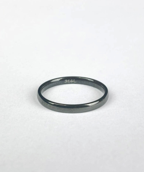 ARCHIVER(アーカイバ)の「【サージカルステンレス316L】金属アレルギー対応 2.5mmリング(リング・レディース・ピンクゴールド/ゴールド/シルバー/ブラック・19号/17号/15号/13号/23号/21号/11号/7号/9号)」の2枚目の写真