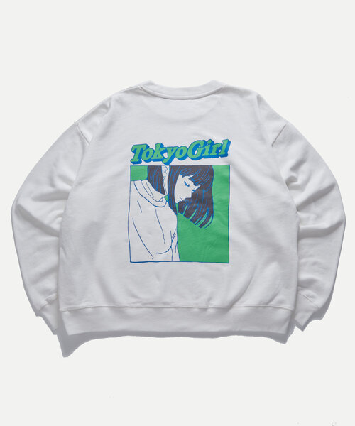 TOKYOGIRL（トーキョーガール）の「【WEB限定】東京ガールパネルカラーロゴクルースウェット（スウェット・レディース・ホワイト/ブラック/ブラック系その他・MEDIUM/LARGE/X-LARGE）」の9枚目の写真