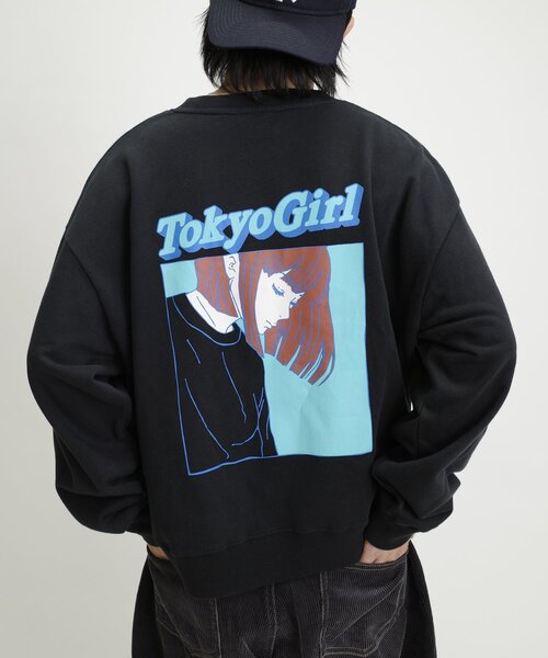 TOKYOGIRL（トーキョーガール）の「【WEB限定】東京ガールパネルカラーロゴクルースウェット（スウェット・レディース・ホワイト/ブラック/ブラック系その他・MEDIUM/LARGE/X-LARGE）」の13枚目の写真