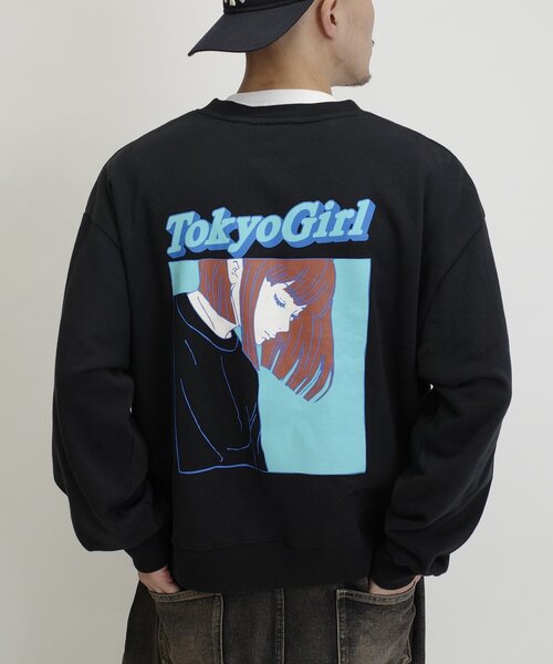 TOKYOGIRL（トーキョーガール）の「【WEB限定】東京ガールパネルカラーロゴクルースウェット（スウェット・レディース・ホワイト/ブラック/ブラック系その他・MEDIUM/LARGE/X-LARGE）」の14枚目の写真