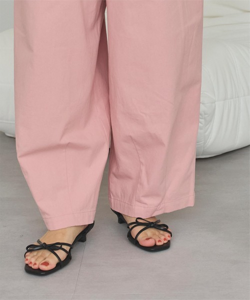 titivate（ティティベイト）の「ストラップ付リボンデザインサンダル（サンダル・レディース・ダークブラウン/ブラック・L/M/S/LL）」の13枚目の写真