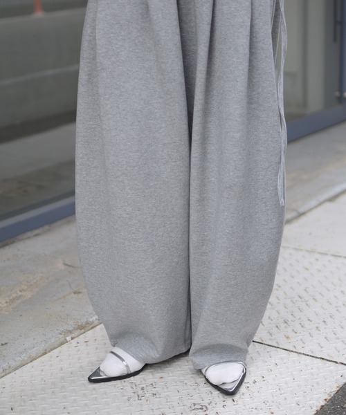 Marient（マリエント）の「カーブライトポンチPT（スウェットパンツ・レディース・ブラック/グレー・FREE）」の5枚目の写真