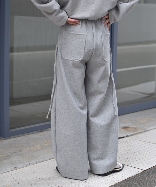 Marient（マリエント）の「カーブライトポンチPT（スウェットパンツ・レディース・ブラック/グレー・FREE）」の7枚目の写真