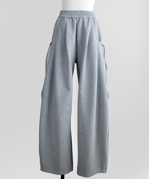 Marient（マリエント）の「カーブライトポンチPT（スウェットパンツ・レディース・ブラック/グレー・FREE）」の11枚目の写真