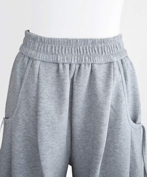 Marient（マリエント）の「カーブライトポンチPT（スウェットパンツ・レディース・ブラック/グレー・FREE）」の15枚目の写真