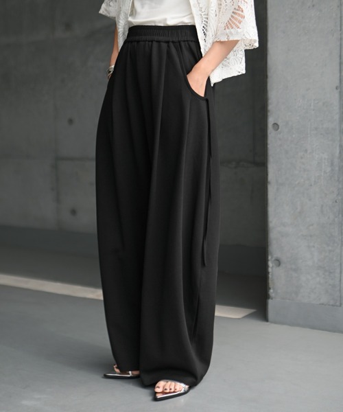 Marient（マリエント）の「カーブライトポンチPT（スウェットパンツ・レディース・ブラック/グレー・FREE）」の16枚目の写真