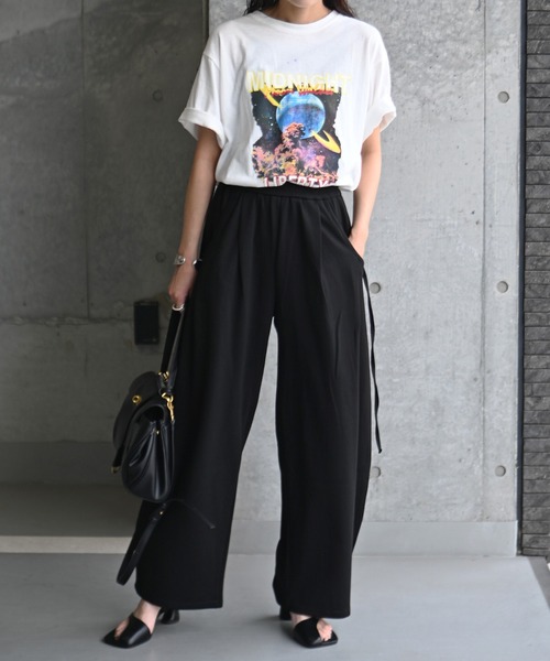 Marient（マリエント）の「カーブライトポンチPT（スウェットパンツ・レディース・ブラック/グレー・FREE）」の18枚目の写真