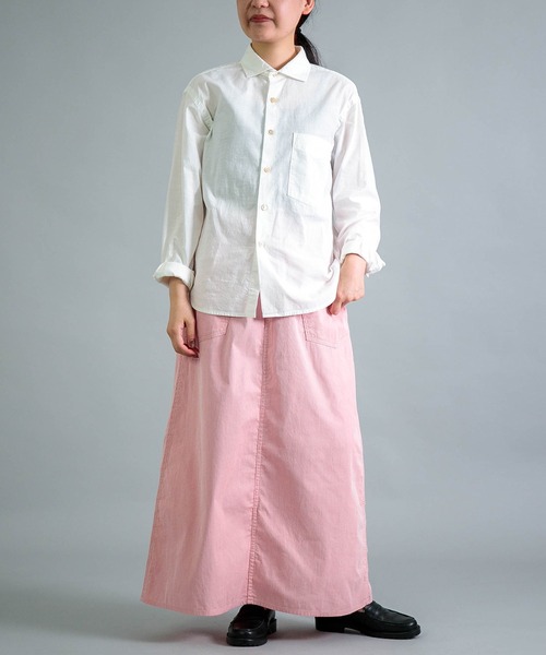 美品　定価2.5万　オムニゴッド　OMNIGOD パナマノーカラースリープコート OMNIGOD womens / オムニゴッド] 撚り杢シャンブレー スプレッド
