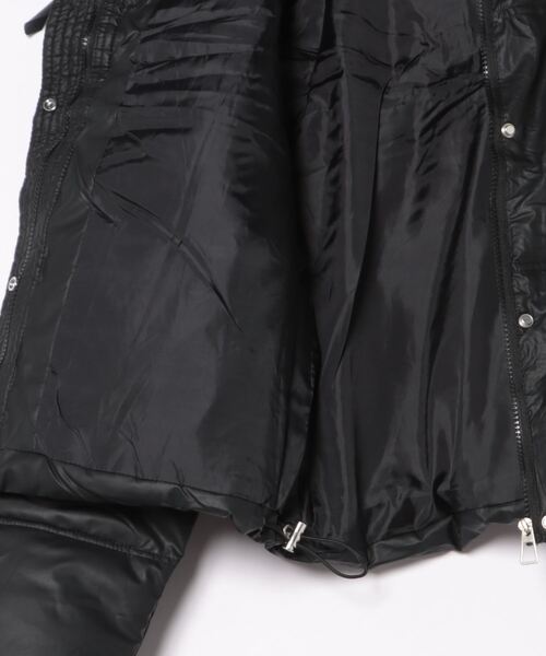 セール】ボリュームクロップド ボアブルゾン レディース（ダウン