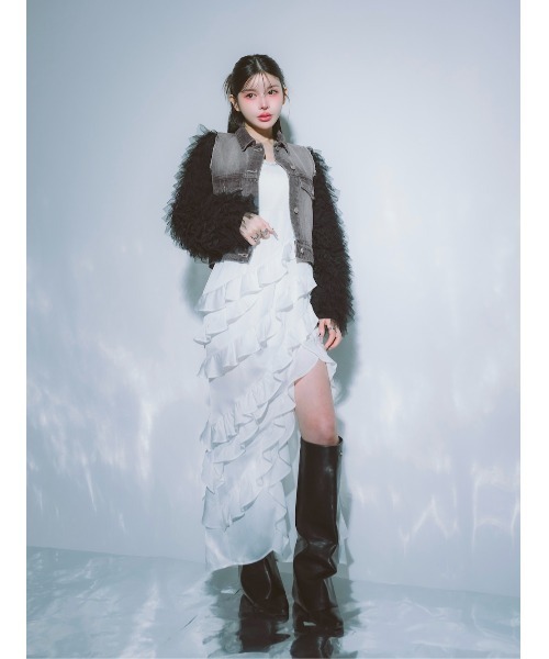 ボリュームチュールデニムGジャン（デニムジャケット）｜Darich（ダーリッチ）